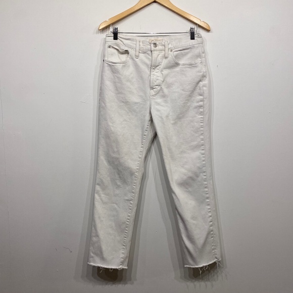 Madewell The Perfect Vintage Jean in Tile White Size 28 - Picture 1 of 5